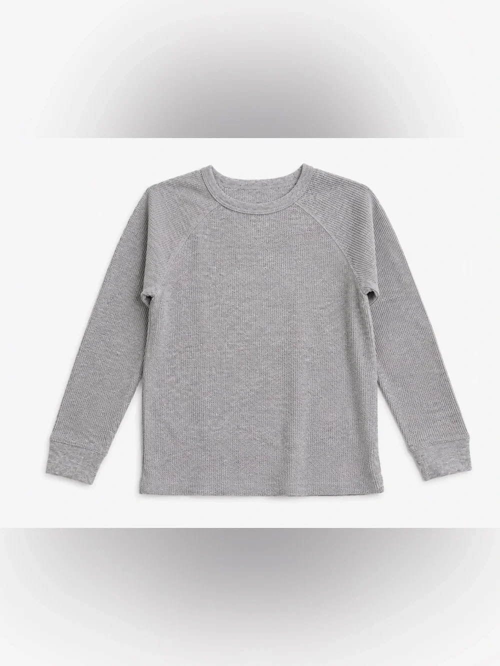 Old Navy Gray Toddler Thermal‎ Waffle Long Sleeve Shirt size 5T